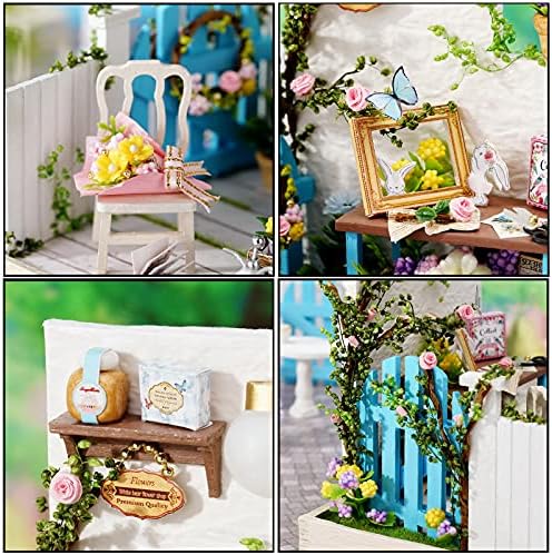 CUTEROOM DIY Doll Room Miniature Furniture Wooden House Kit-QT033 - Image 5