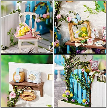 CUTEROOM DIY Doll Room Miniature Furniture Wooden House Kit-QT033 - Image 5