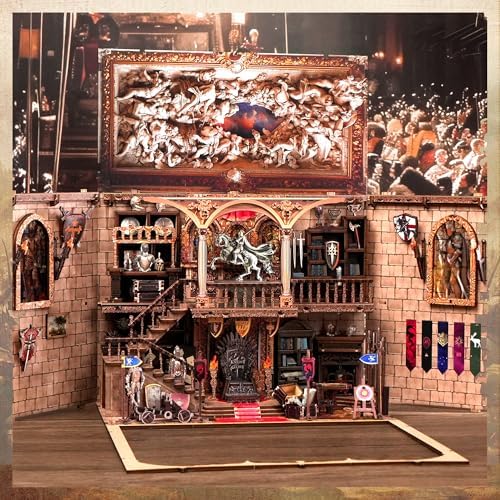 Book Nook Kit - DIY Tiny Home Dollhouse with Sensor LED Light | Enchanting 3D Puzzle Insert for Adults & Teens | Ideal Crafts for Heartfelt Gifts & Everyday Creativity - Image 4