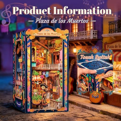 Fsolis Book Nook Kit for Adults - Día De Muertos - Image 4