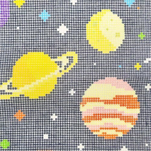 Howie's Needlepoint Needlepoint Kits for Adults, Pillow Front Cross Stitch Kit with Embroidery Pattern on Canvas, Yarn, 2 Needles and Instruction, 16 x 16inch(Color Planets) - Image 6