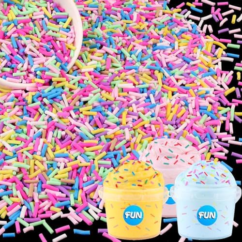 110g Non-edible Slime Mix Ins Slime Add Ins, Fake Sprinkles Slime Charms B by TINKRSTUFF