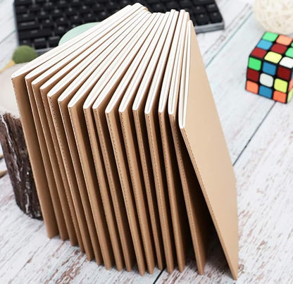 Wotion 16 Pack Notebook Journals for Travelers, Students and Office, Writing Diary Subject Notebooks Planner with Thick Paper, 60 Pages, 30 Sheets, 8.3x5.5 inch, A5 Size, Travel Journal Set.(Lined)