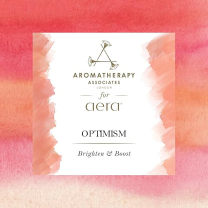 Aera Optimism Aromatherapy Essential Oil Home Fragrance Scent Refill - Notes of Bergamot, Damask Rose and Basil - Works with Aera Mini Diffuser, Mini Scent Capsule Size