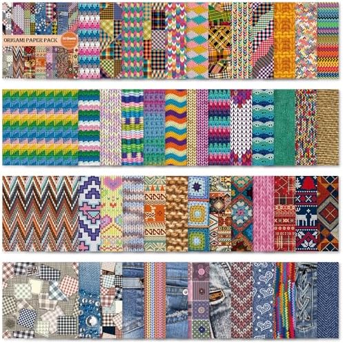 6x6" Origami Paper,50Sheets Double Sided Colored Paper,Square Craft Paper - Image 6