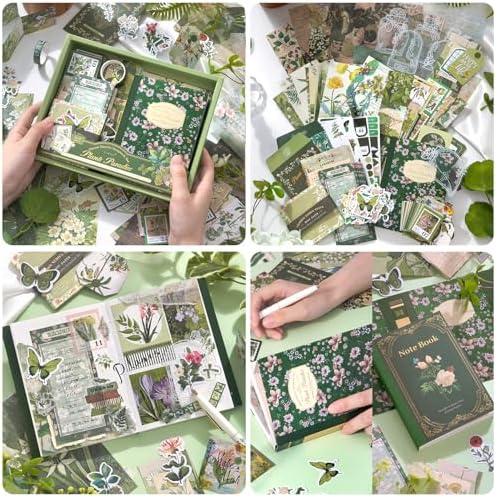 Scrapbook Supplies Kit, Vintage Junk journaling Supplies, Scrapbooking Kit - Image 4