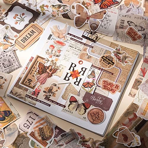 YagCu Aesthetic Journaling Supplies Kit, Bullet Journals Set Junk Journal, Vintage Scrapbooking Stationary, Arts Craft Scrapbook kit, Large Collection for Women Adults Beginners - Image 2