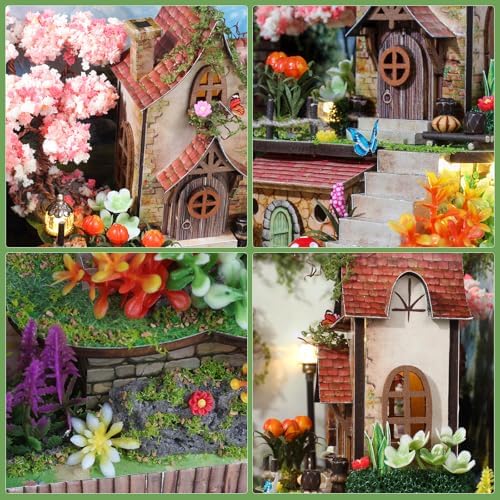 DIY Miniature House Kit, Dollhouse Kit with Music & LED for Adult - Image 3