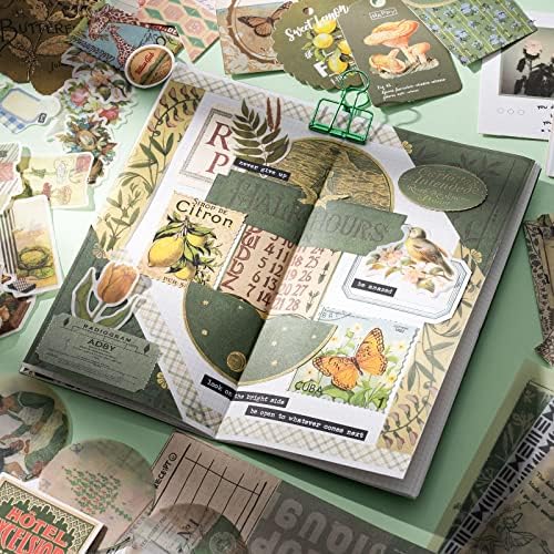 YagCu Aesthetic Scrapbook Kit, Junk Journal Scrapbooking Supplies, Vintage Journaling Set Bullet Journals Material, Large Collection for Women Adults Beginners, Arts Craft Ephemera - Image 2