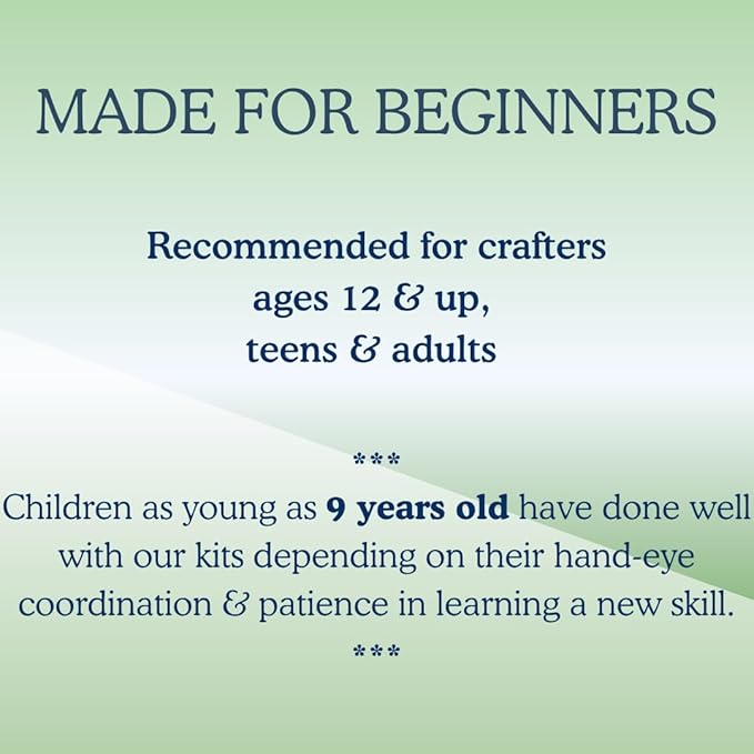 KelliDream Magic Circle Tool Inclusive Learn to Crochet Kit for Beginners; Step-by-Step Video Tutorials; All Supplies to Make Cute Amigurumi (Bee)