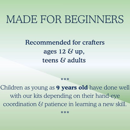 KelliDream Magic Circle Tool Inclusive Learn to Crochet Kit for Beginners; Step-by-Step Video Tutorials; All Supplies to Make Cute Amigurumi (Bee)