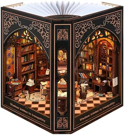 VORATHIS Book Nook Kit with LED | DIY Miniature House for Adults by Unknown