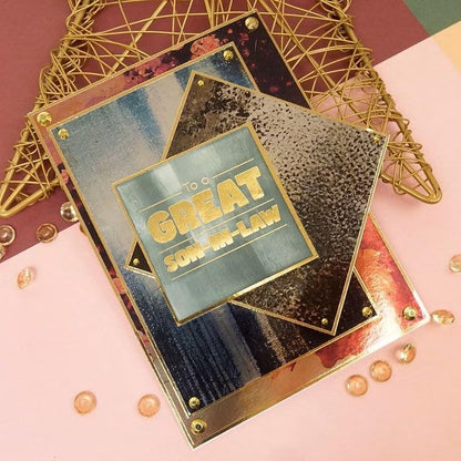 Hunkydory - Trim Me! Foiled Insert Pad - for Him - Gold - Image 3
