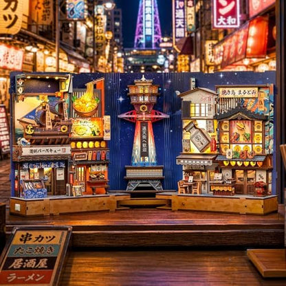Fsolis Japanese Book Nook Kit - DIY Miniature House Kit for Adults - Image 2