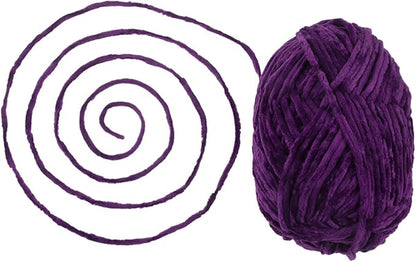 Soft Mid-Weight Colored Wool Yarn for DIY Crafts and Knitting Skin-Friendly Hand-Knitting Yarn for Scarves Sweaters and Home Decor Flexible and Crochet Supply for Beginners and