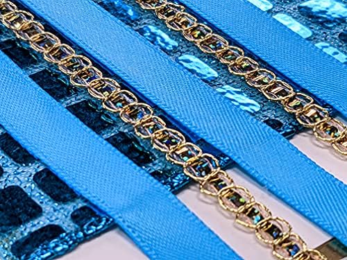DIY Greeting Card Kit - Ribbon Cards - Handmade DIY Card Kits - Craft Kits for Kids & Adults - Card Making Kit, Thank You & Birthday Cards - Card Maker Kit for 10 Project Card (Peacock Blue) - Image 4