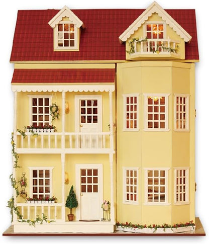 Spilay DIY Miniature House Kit for Adults, Miniature Dollhouse Building Kit by SpilayDIYDollhouseMiniature