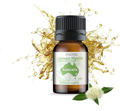 Nature Packaged Lemon Myrtle Essential Oil - Experience an Invigorating, Fresh Citrus Aroma - Pure, Undiluted Therapeutic Grade Essential Oil - 5 ml