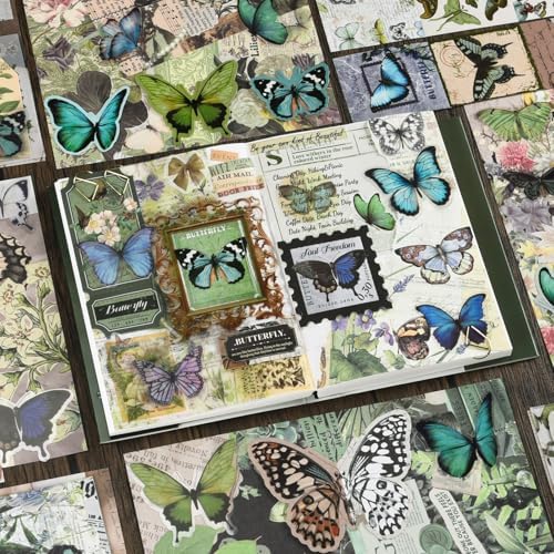 Scrapbook Supplies Kit, Vintage Junk journaling Supplies, Scrapbooking Kit - Image 3