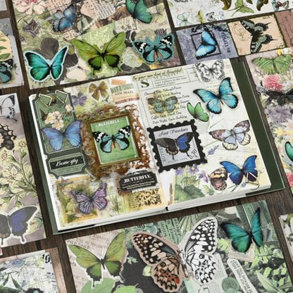 Scrapbook Supplies Kit, Vintage Junk journaling Supplies, Scrapbooking Kit - Image 3