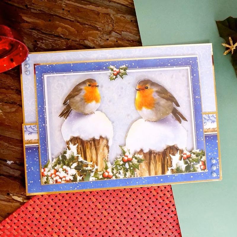 Hunkydory Crafts The Little Book of Winter Robins LBK321 - Image 3