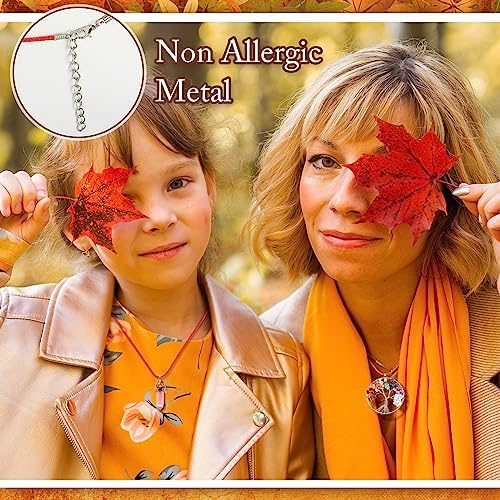 Tudomro 100 Waxed Leather Necklace Cord with Clasp,Fall Color,20 Inch - Image 3