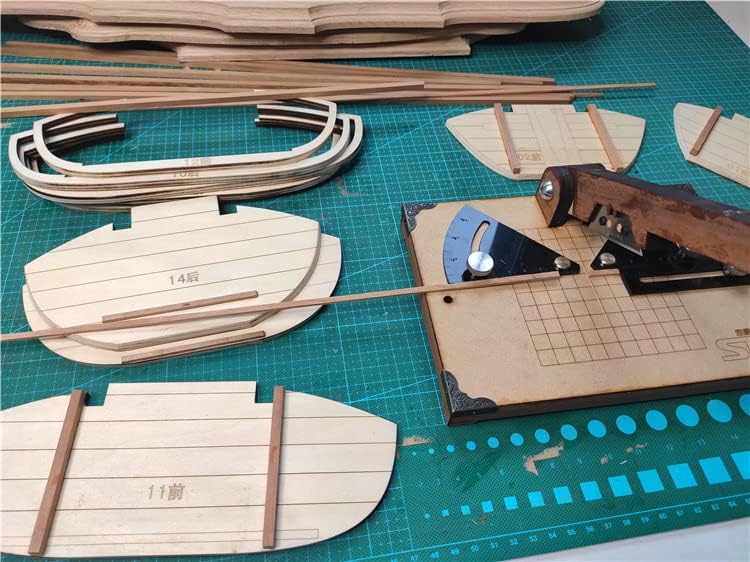 GAWEGM Ship Model Tool - Angle Cutter Wood Strip Sharp-Angle Cutting - Image 3