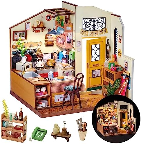 Rolife DIY Miniature House Kits for Adults -Cozy Kitchen (Advanced Level) by Rolife