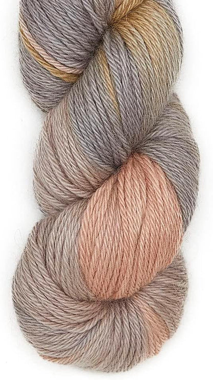 100% Baby Alpaca Yarn Wool 100g Hank DK Weight Hand Dyed Made in Peru - Heavenly Soft and Perfect for Knitting and Crocheting (Cream Dream, DK Hand Dyed - 100g Hank)