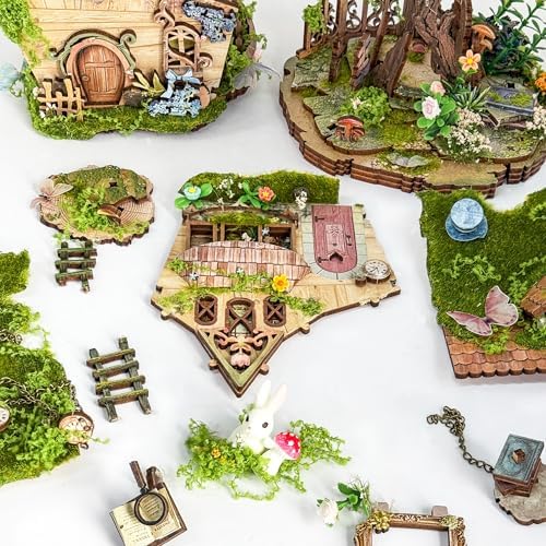 Book Nook Kit DIY Miniature House 3D Wooden Puzzle - Rowan's Tree House - Image 5