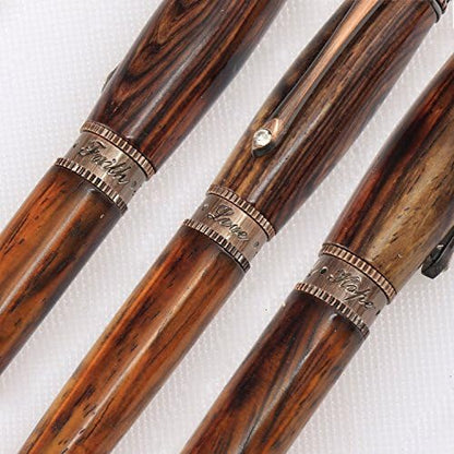 Legacy Woodturning, Inspirational Pen Kit Starter Pack with Bushings, Hurricane M42 Cobalt Drill Bit, Pen Kits, Wood Pen Blank Sampler Pack - Image 4