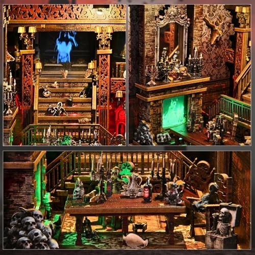 TOYQI Book Nook Kit, DIY Miniature Dollhouse Kit for Adults and Teens - Image 6