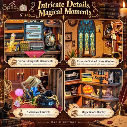 Spilay DIY Miniature House Kit for Adults, Miniature Dollhouse Building Kit - Image 7