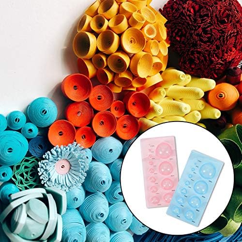 ARTIBETTER 4 Pcs Paper Quilling Mould Set in Abs Plastic Half Sphere Shapes for 3D Paper Crafting Durable Lightweight Quilling Tools for Beginners and Kids - Image 6