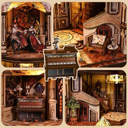 Book Nook Kit for Adults, DIY Miniature House Dream Opera House - Image 4
