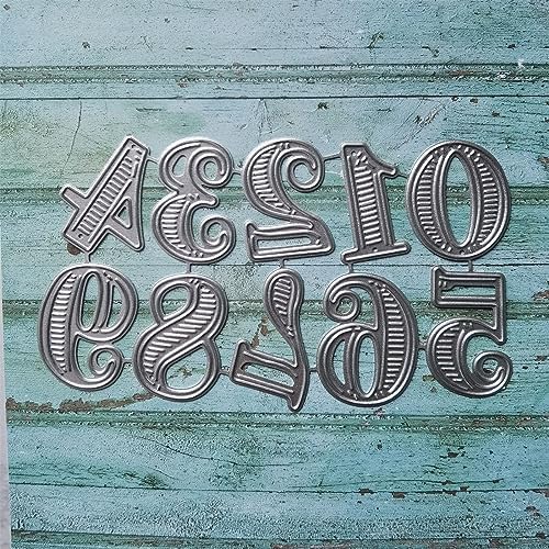 Numbers Embossing Cutting Dies Number Die Cuts for Greeting Card Wedding Invitation Making Scrapbooking Photo Album Carbon Steel - Image 5