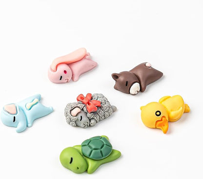 Slime Charms,Resin Flat Back,Cute Charms,Jewery Making Kit,25 Adorable Kawaii Animals Cute Set,DIY Crafts Making,Scrapbooking,Embellishments, Decoraiton Hair Clip,25 Pcs