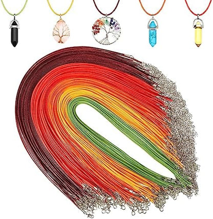 Tudomro 100 Waxed Leather Necklace Cord with Clasp,Fall Color,20 Inch by Tudomro