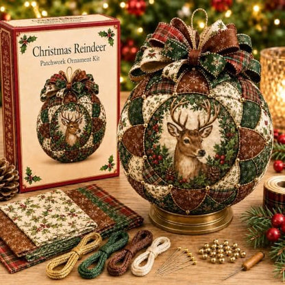 SellQuick Christmas Classics Patchwork Ornament DIY Kit，C by Unknown