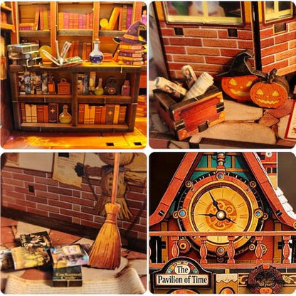 DIY Miniature House Kit, Dollhouse for Adults to Build, Time Magic - Image 3