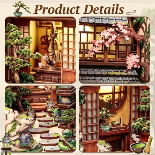 CUTEBEE Book Nook Kit - DIY Miniature House 3D Puzzle Craft for Adults - Image 5