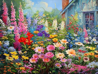 DYAIANGMU Flower Paint by Numbers Kit for Adults Beginners 19.6X15.7 inch by Unknown