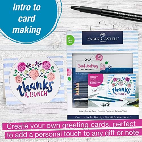 Faber-Castell 20 Minute Studio Card Making for Beginners – Create Your Own DIY Greeting Cards with Watercolors - Image 2