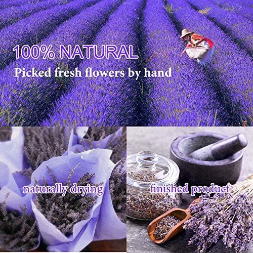 9 Bags Dried Flowers,100% Natural Dried Flowers Herbs Kit for Soap Making, DIY Candle Making,Bath - Include Rose Petals,Lavender,Don't Forget Me,Lilium,Jasmine,Rosebudsand More - Image 3