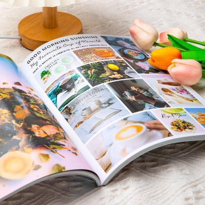 EggSun Vision Board Supplies with 1200+ Images & Quotes Collage Magazine Book, Wall Clip Art Scrapbook Journal Kit for Vision Board Making Beginners Women Men Teen Girls Coquette Room Decors (Pink) - Image 4