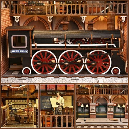 Miniature Dollhouse Kit, DIY Mini House Kit for Adult - Image 3