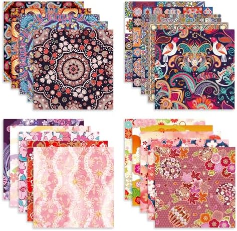 Origami Paper 100 Sheets, 6-Inch Square Double Sided Colored Craft Paper - Image 2