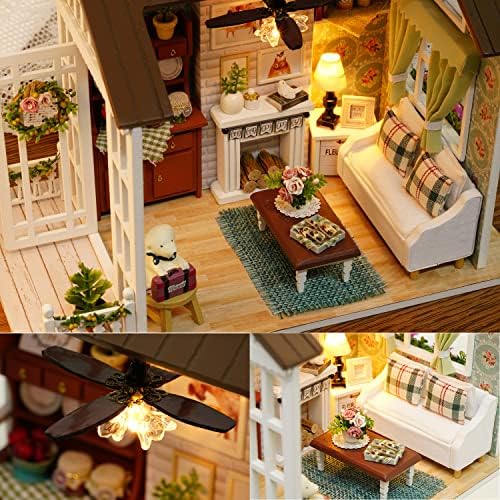 DIY Miniature House Kit with Furniture for Kids Teens Adults Aged 14+ - Image 5