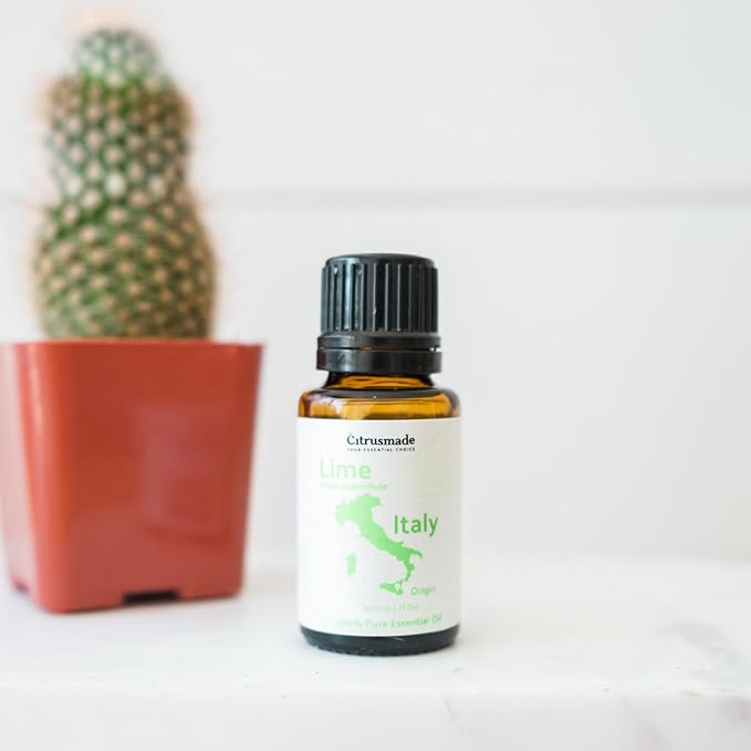 Nature Packaged Lime Essential Oil - Direct from Citrusmade in Sicily- Pure Essential Oils for Diffusers and Aromatherapy in The Mediterranean - 100% Pure Therapeutic Grade (2LBS)
