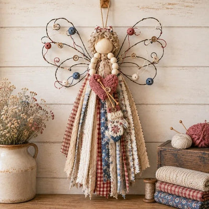 Macrame Wall Weaving Craft,Angel Fabric Hanging DIY Kit by Unknown